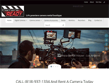Tablet Screenshot of camerareadyrentalsla.com